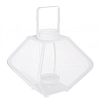 Set 2 Lanterne Metallo Bianco Moderne da Interno - POWELL