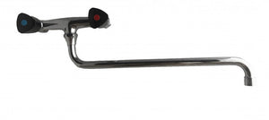 Rubinetto per cucina industriale con canna extralunga , a muro