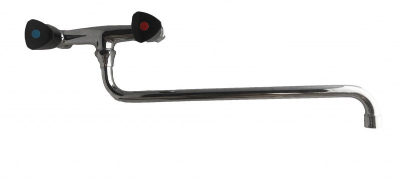 Rubinetto per cucina industriale con canna extralunga , a muro