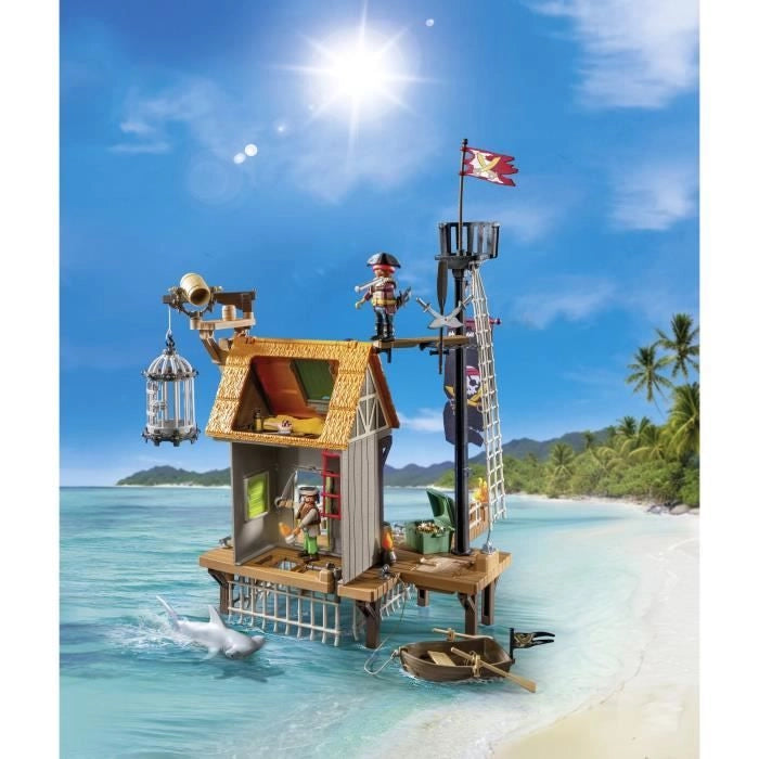 PLAYMOBIL 71792 Porto e covo dei pirati con prigioni