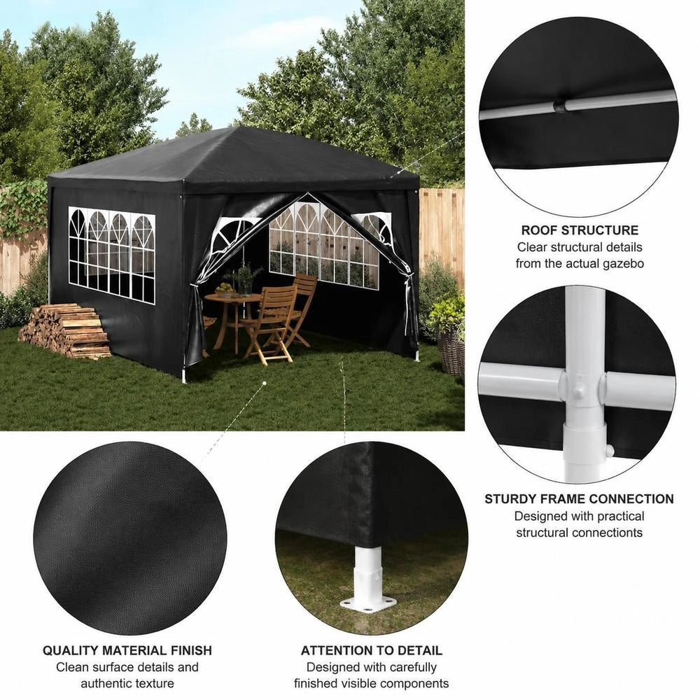Party Tent 3x4 M Anthracite