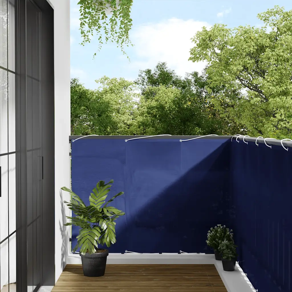 Schermo da balcone | Paravento da Balcone Blu 120x1000 cm 100% Poliestere Oxford