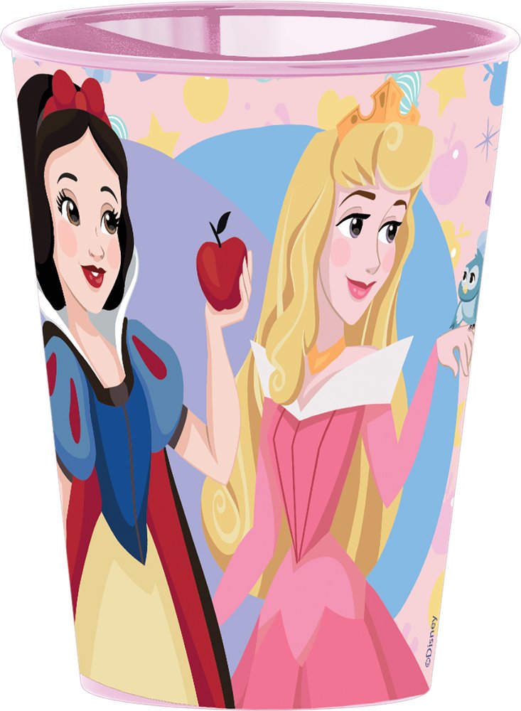 Bicchiere in plastica per bambine Principesse Disney 260 ml