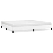 Letto matrimoniale | Letto per adulti | Giroletto Bianco 200x200 cm in Similpelle