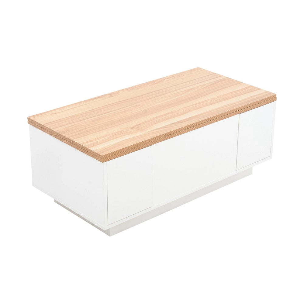 Tavolino da Caff¨¨ con Doppio Piano Sollevabile e Vano Contenitore ¨C MINIMAL ¨C Design Moderno