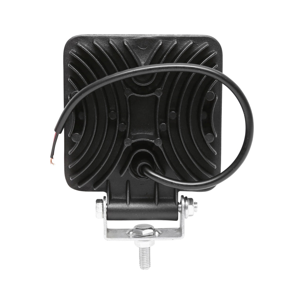 Lampada con 8 LED, 10-60V, 24W, angolo di radiazione 60°, quadrata.