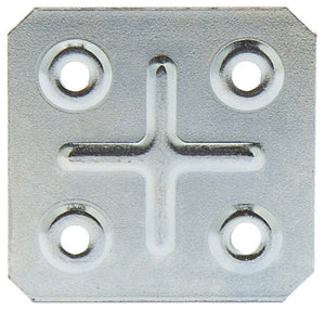 piastrina quadra 40x40 mm zincata cod:ferx.11387