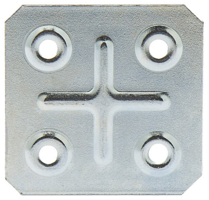 piastrina quadra 40x40 mm zincata cod:ferx.11387