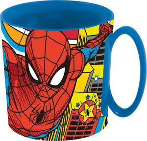 Tazza in plastica adatta a microonde Spiderman Marvel 350 ml