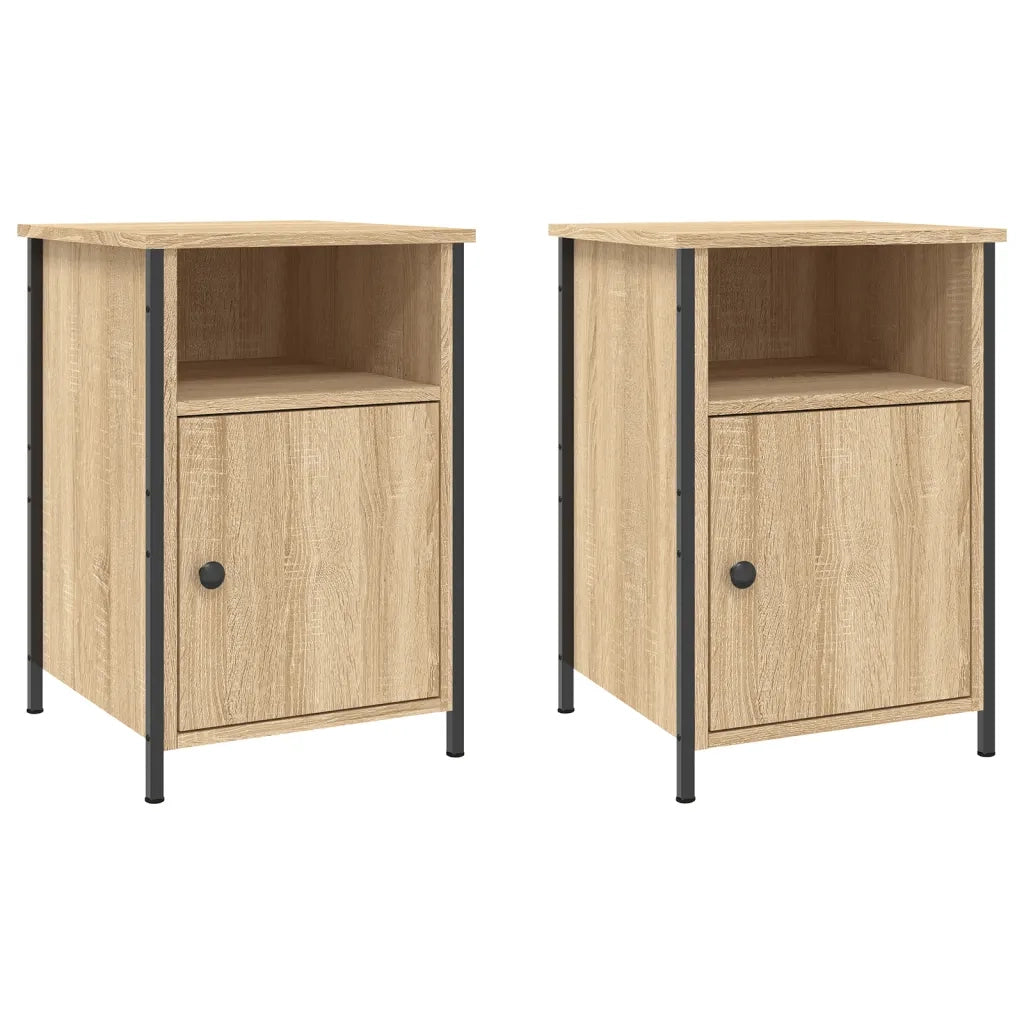 Comodini 2 pz Rovere Sonoma 40x42x60 cm in Legno Multistratocod mxl 102318