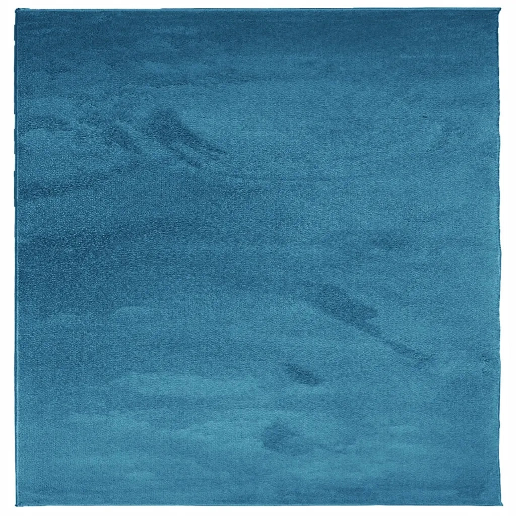 Tappeto del soggiorno | Tappeto OVIEDO a Pelo Corto Turchese 120x120 cm
