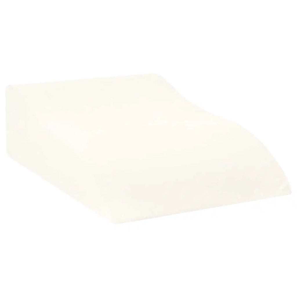 Cuscino per Gambe Bianco 68 x 40 x 18 cm Schiuma PU