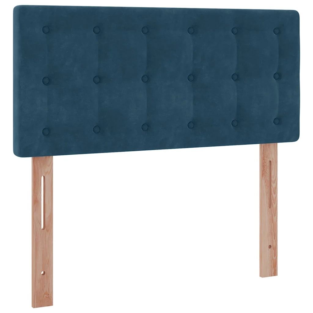 Struttura Letto Pouf con Materasso 100x200 cm Velluto 3312750