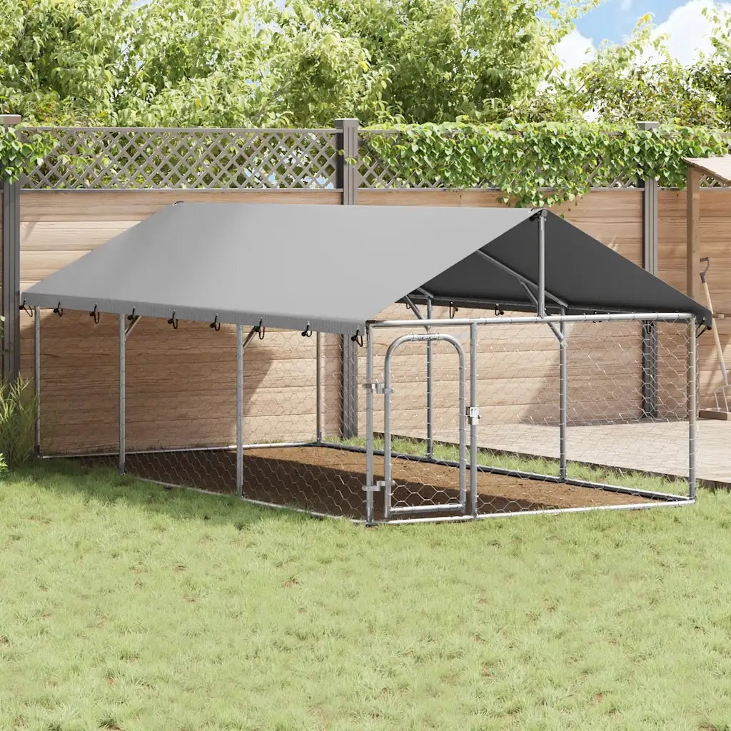 Canile da Esterno con Tetto 400x200x150 cm cod mxl 51976