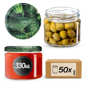 KADAX Sonka vasetti 330ml 50pz 82mm + coperchi "Cetrioli"
