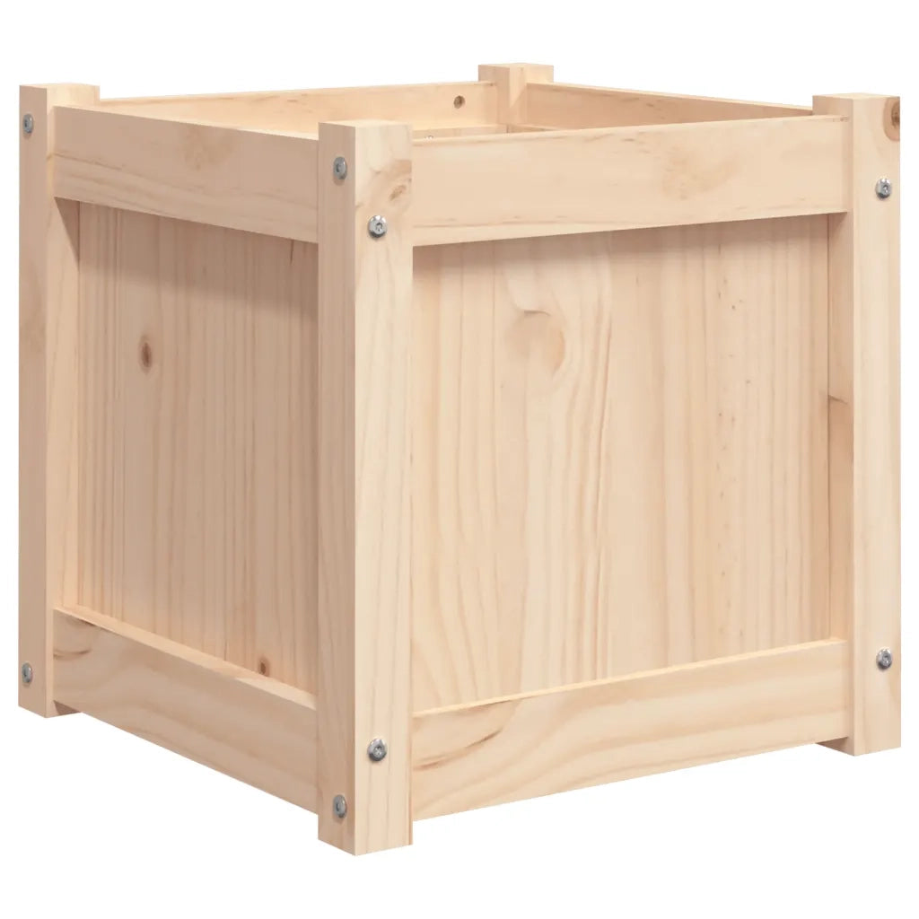 Fioriere da Giardino 2 pz in Legno Massello di Pino 837405