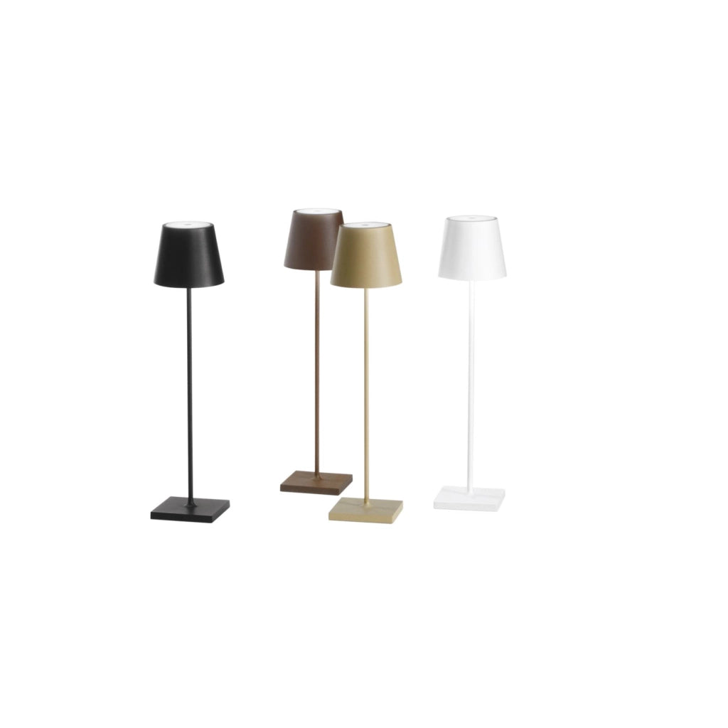 LAMPADA DA TAVOLO RICARICABILE LED DRINK ORO 1,5W 165LM 3000K DIMMERABILE IP54 7X25CM