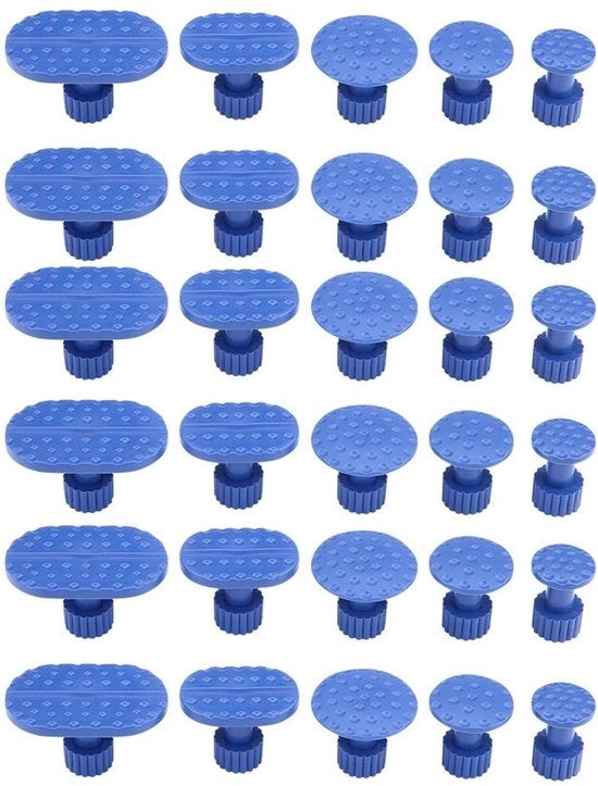 Laccaretti per auto 30 pezzi - Spazzacamino automatico - Attrezzatura di riparazione - Nylon - Blu - Resistente allo shock