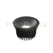 INCASSO LED QUANTUM NERO 40W 4300LM CCT 3000K / 4000K / 6500K  IP44CM 18,5X10,9CM