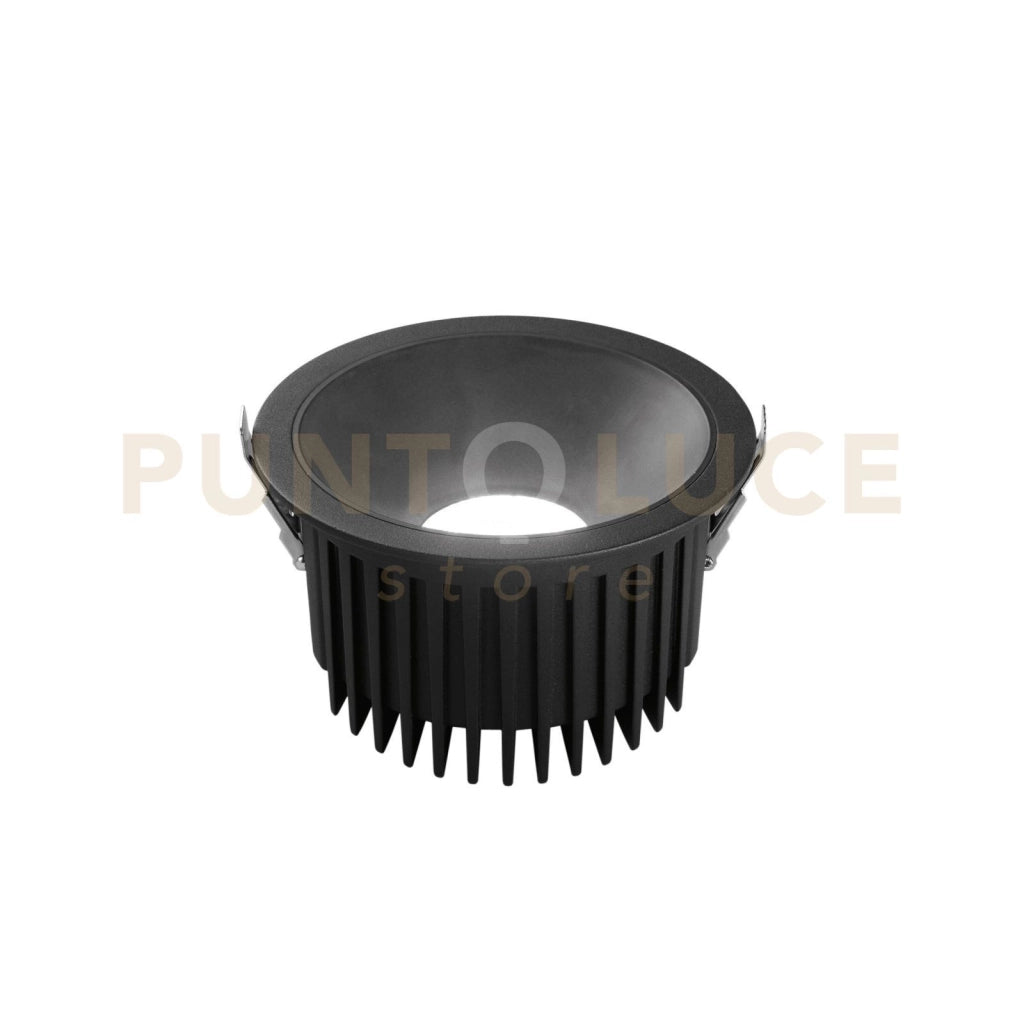 INCASSO LED QUANTUM NERO 40W 4300LM CCT 3000K / 4000K / 6500K  IP44CM 18,5X10,9CM