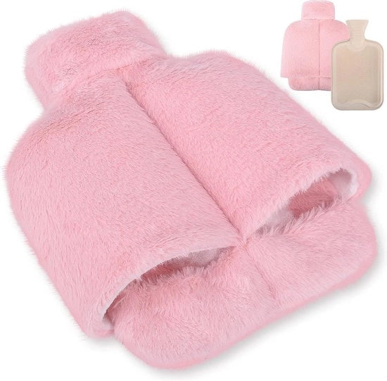 Voetwarmer 2 in 1 senza corrente, 2 litri, con coperchio per grandi piedi in inverno