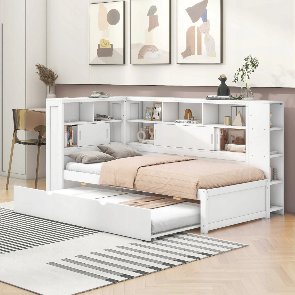 Letto singolo - Xylo - 90x200 cm - Bianco