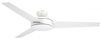 Vam Ventilatore da soffitto bianco 132 cm con regolatore da parete a 4 velocità