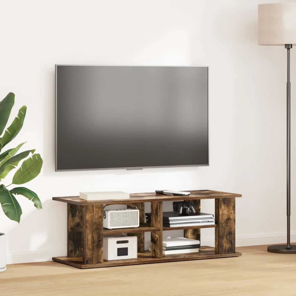 Supporto TV-Credenza per TV-Mobile TV Rovere fum¨¦ 96 x 35 x 33,5 cm