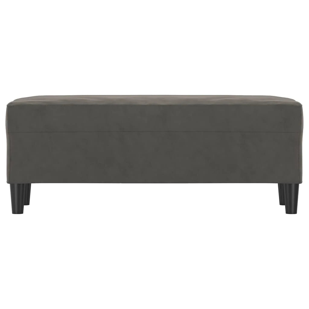 Panca 100 x 35 x 41 cm velluto grigio scuro 02_0010492