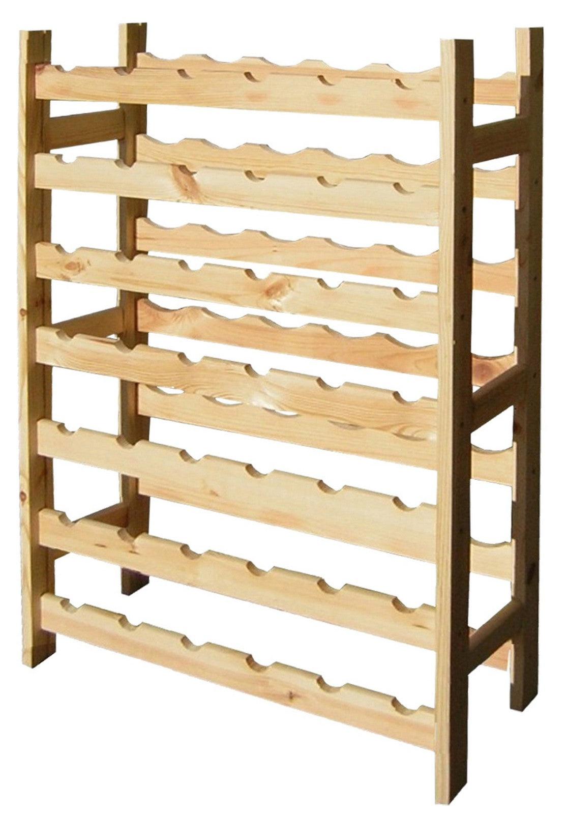 cantinetta in pino per bottiglie a 42 posti dimensioni cm 63x25x98h cod:ferx.11411