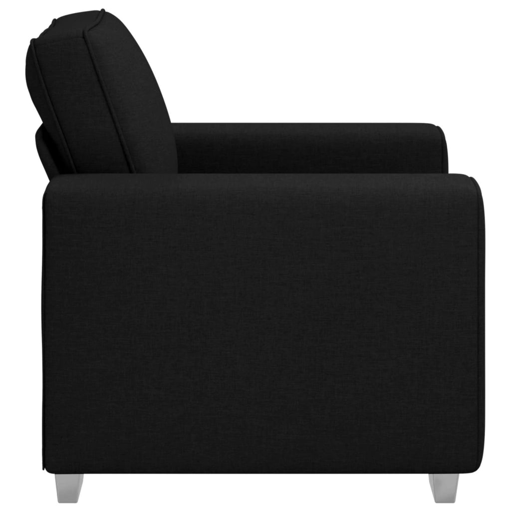 Poltrona Sofa Nero 100 cm Tessuto 4105209