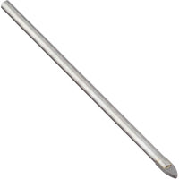 Punta per Piastrelle e Vetro con Placchetta in Metallo di Wolfcraft Diametro: Ø 6 mm