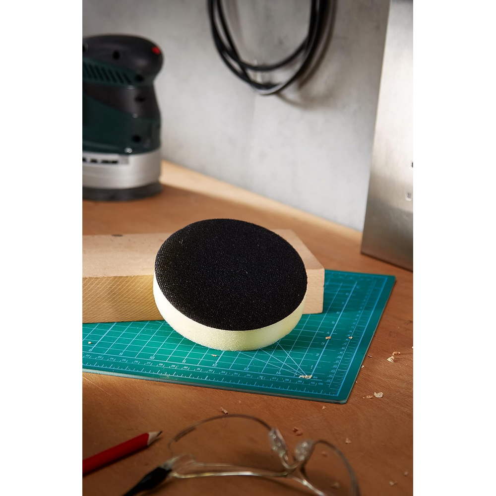 Tampone Adesivo per Lucidatura a Cera con Platorello Wolfcraft