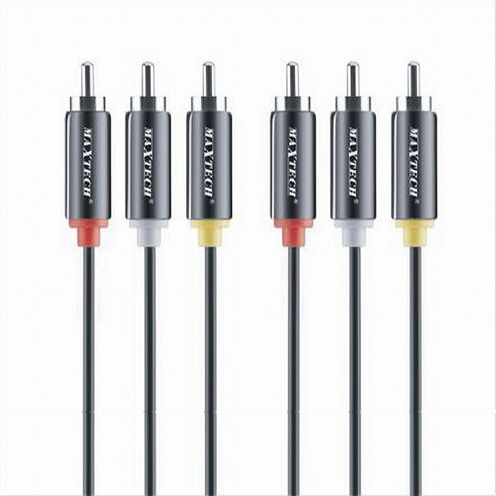 Trade Shop - Cavo Tripolare Rca Audio Video Tv 3 X Rca Maschio/maschio 1,5mt 4d Sound Rca-r01 -