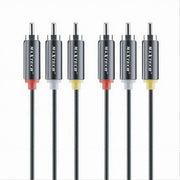 Trade Shop - Cavo Tripolare Rca Audio Video Tv 3 X Rca Maschio/maschio 1,5mt 4d Sound Rca-r01 -
