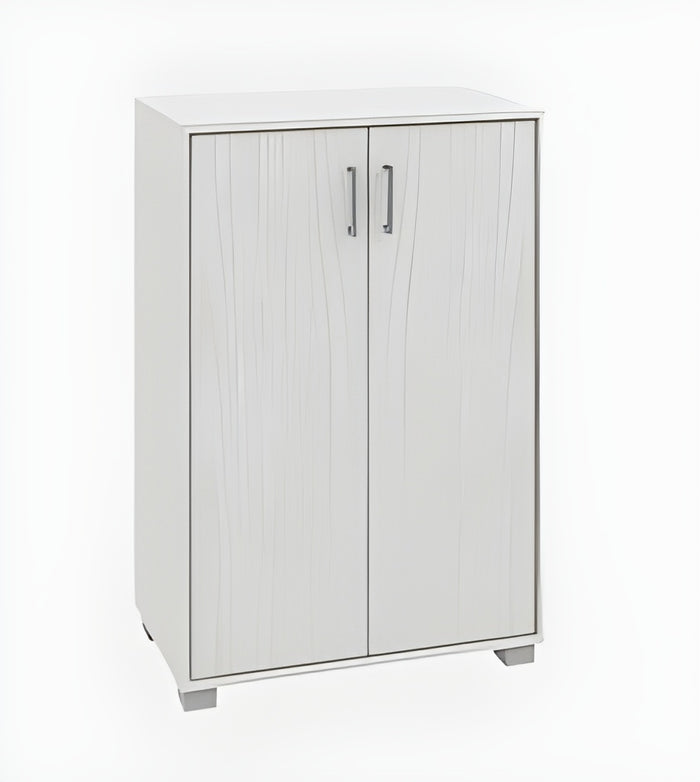 Mobile armadio 2 ante 4 ripiani arredo casa,bagno,camera,soggiorno 60x35x90 COLORE: BIANCO