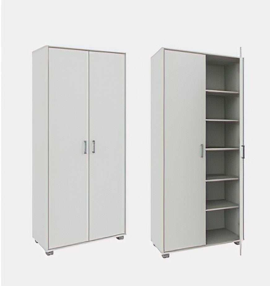 Mobile Armadio salvaspazio 2 ante arredo casa moderno 78x35x170H COLORE: BIANCO