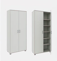 Mobile Armadio salvaspazio 2 ante arredo casa moderno 78x35x170H COLORE: BIANCO