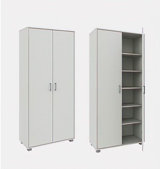 Mobile Armadio salvaspazio 2 ante arredo casa moderno 78x35x170H COLORE: BIANCO