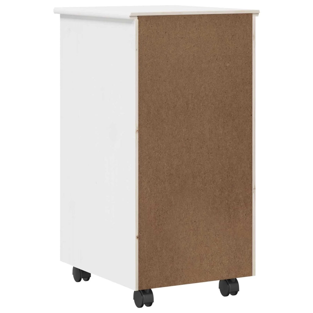 Mobile con Ruote con ruota Bianco 34 x 39 x 65,5 cm