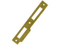 contropiastra b/quadro con aletta mm.180x22x5,5 ottonata cod:ferx.vit51894