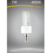 Trade Shop - Lampadina Led E14 7 W Bianco Caldo 3000k Freddo 6500k Naturale 4000k 2u-02t - -bianco Naturale      -