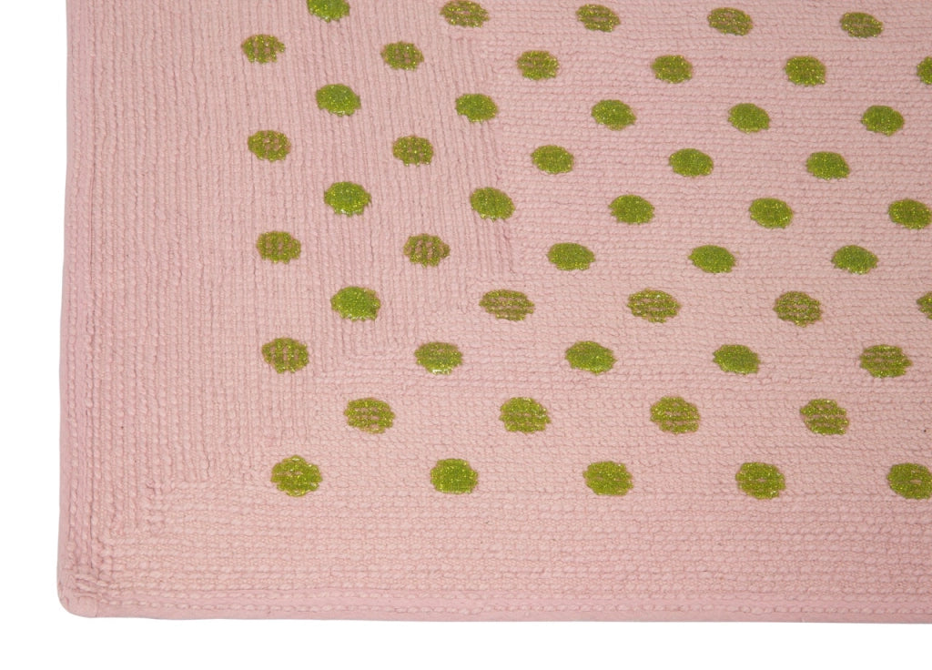 Tappeto Casa Bagno Cotone Spugna Morbida Tinta Unita Antiscivolo Sirio Rosa - 50x80 - Rosa