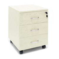 CASSETTIERA OFFICE Grigio Ghiaccio