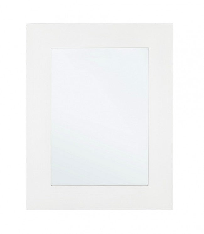 Specchio Rettangolare Legno Bianco Moderno da Parete 72x92 - YOUNG