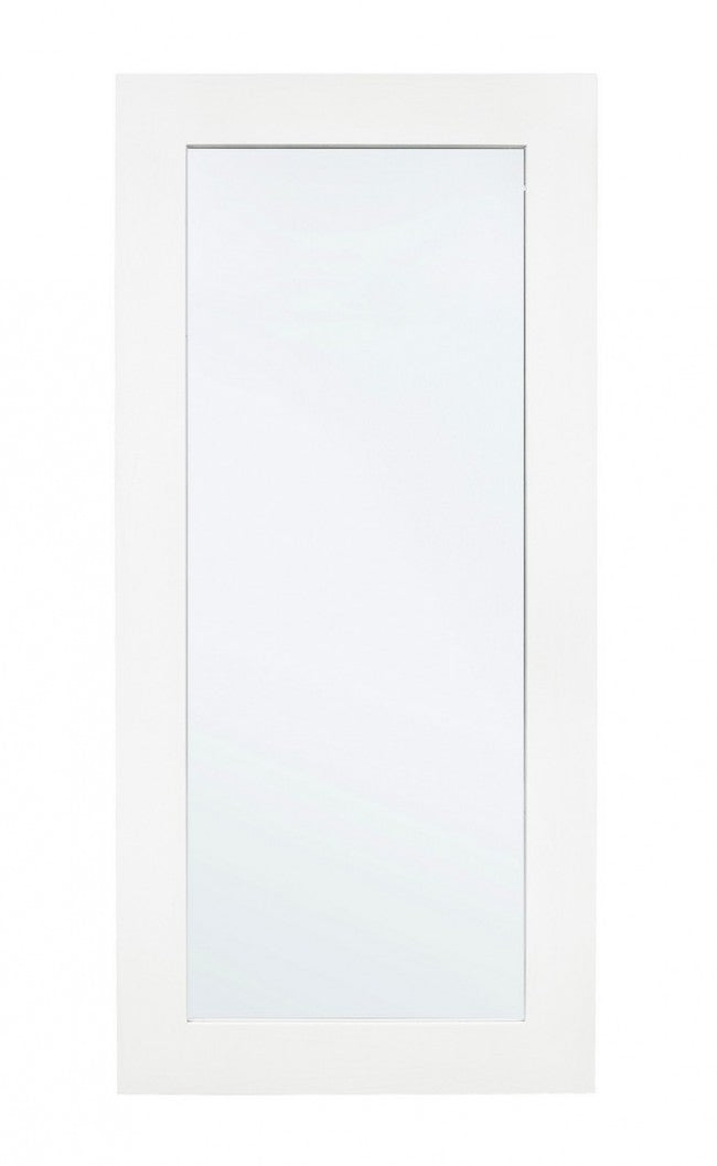 Specchio Rettangolare Legno Bianco Moderno da Interno 82x172 - YOUNG