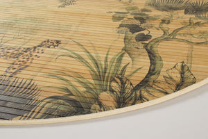 Set 6 Tappeti in Bamboo Marrone Boho da Interno 120 - STARDUST