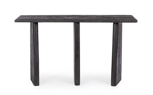 Consolle Legno Nero Moderna da Interno 130x40 - ALEXIA