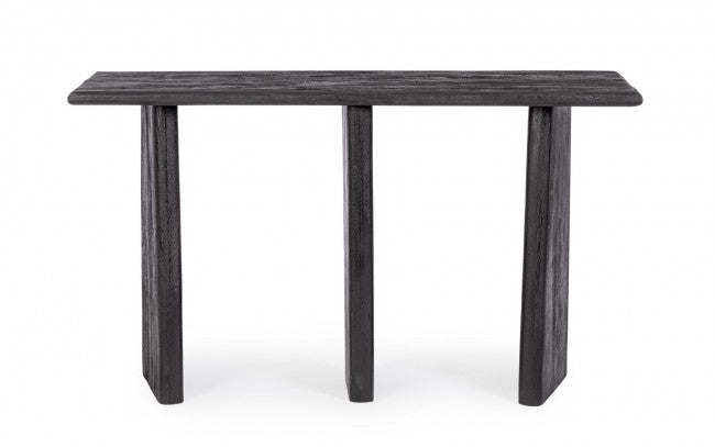 Consolle Legno Nero Moderna da Interno 130x40 - ALEXIA