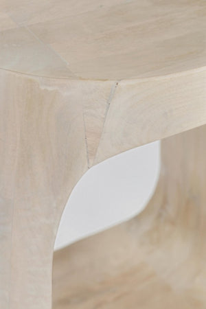 Tavolino Legno Marrone Moderno da Interno 33 cm - ELIJAH